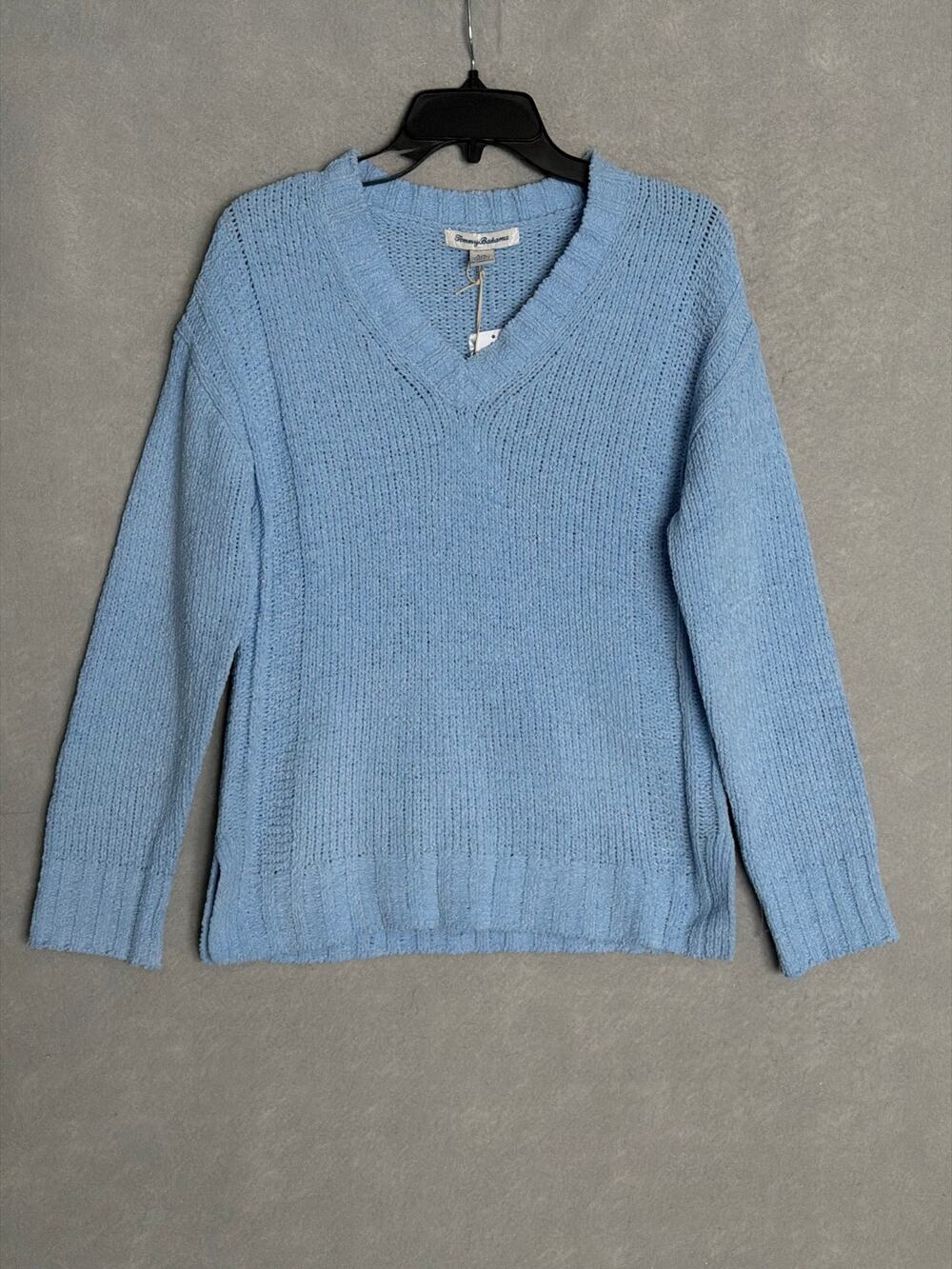 Tommy Bahama Malibu Chenille Sweater in Light Sky Women's Small NEW